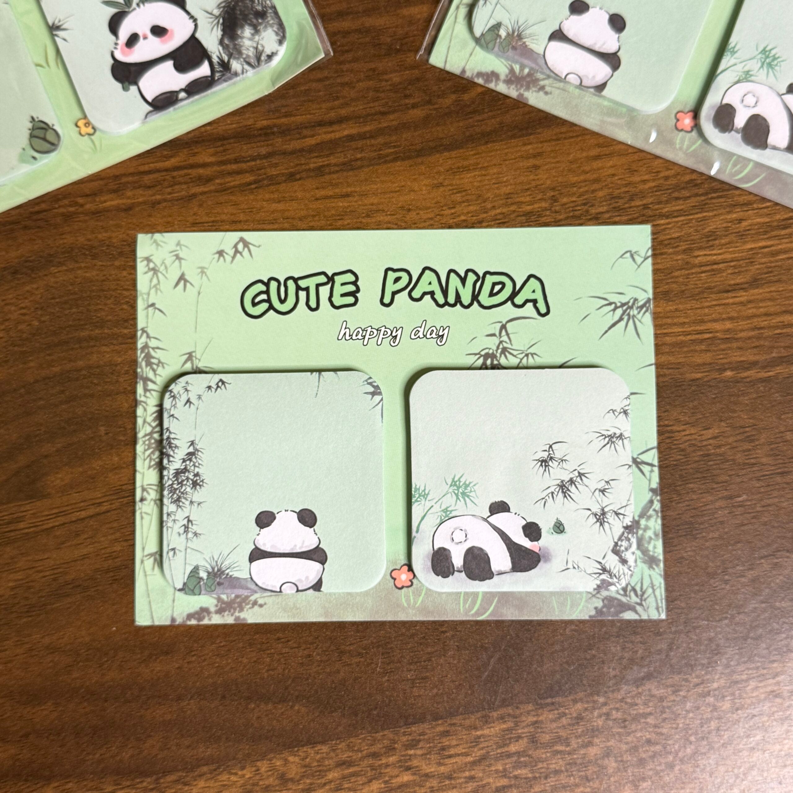 Panda sticky notepads