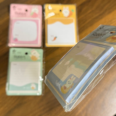 Rabbit theme sticky notepad
