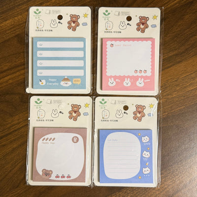 Teddy sticky notepad