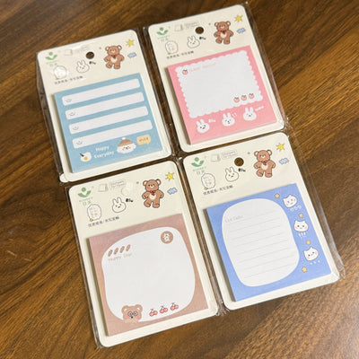Teddy sticky notepad