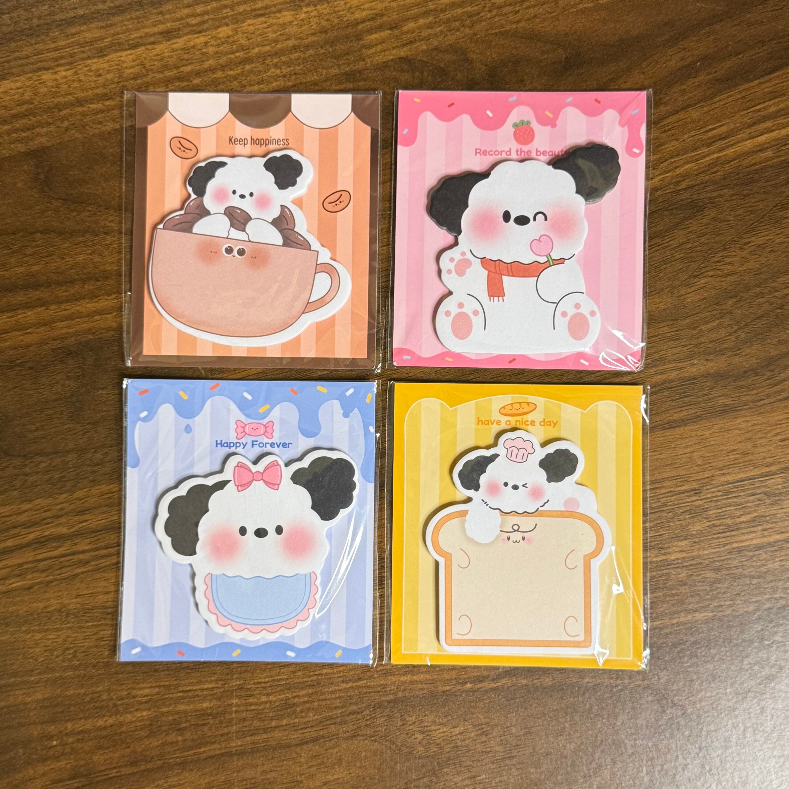 Cute dog sticky notes