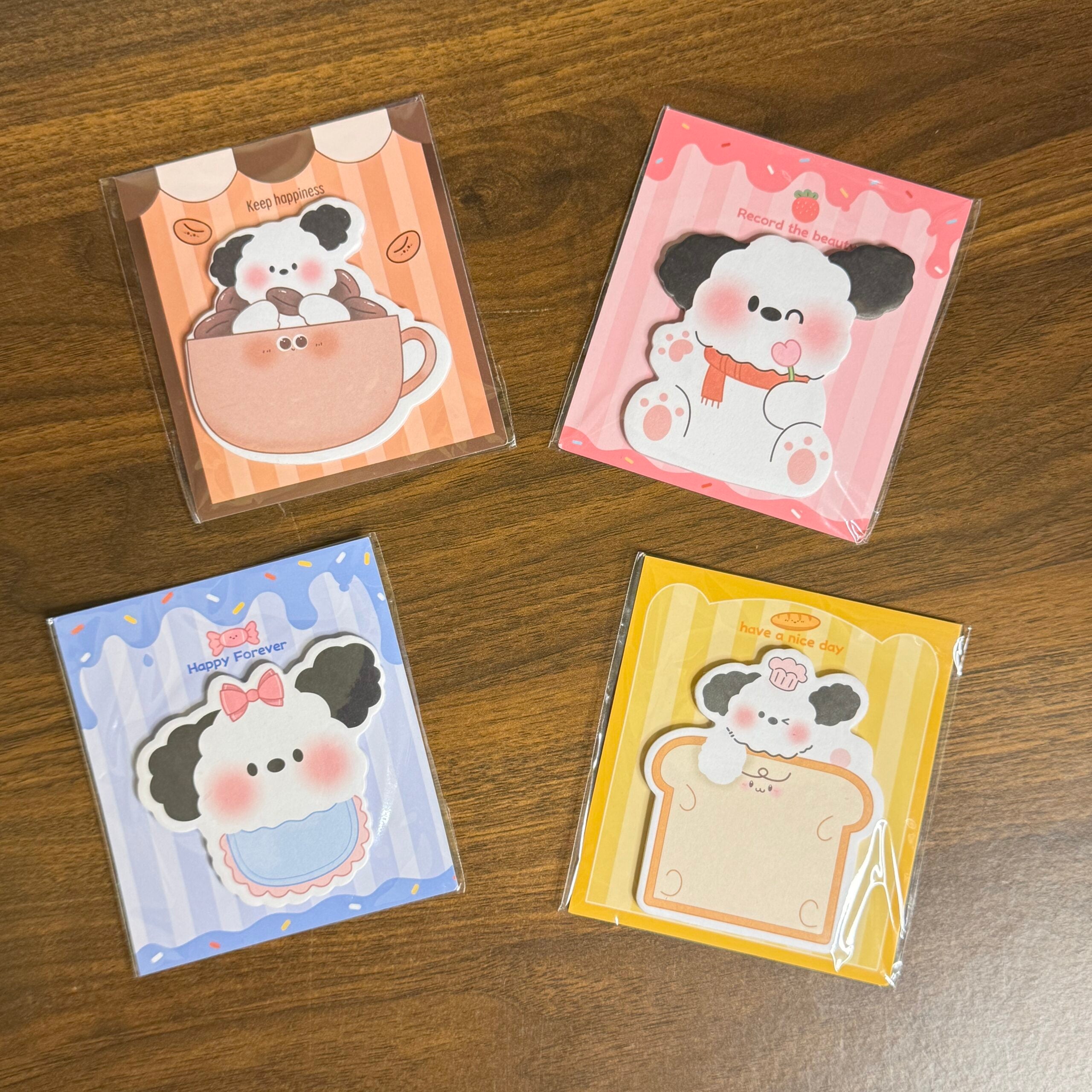Cute dog sticky notes