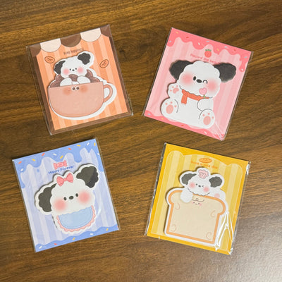Cute dog sticky notes