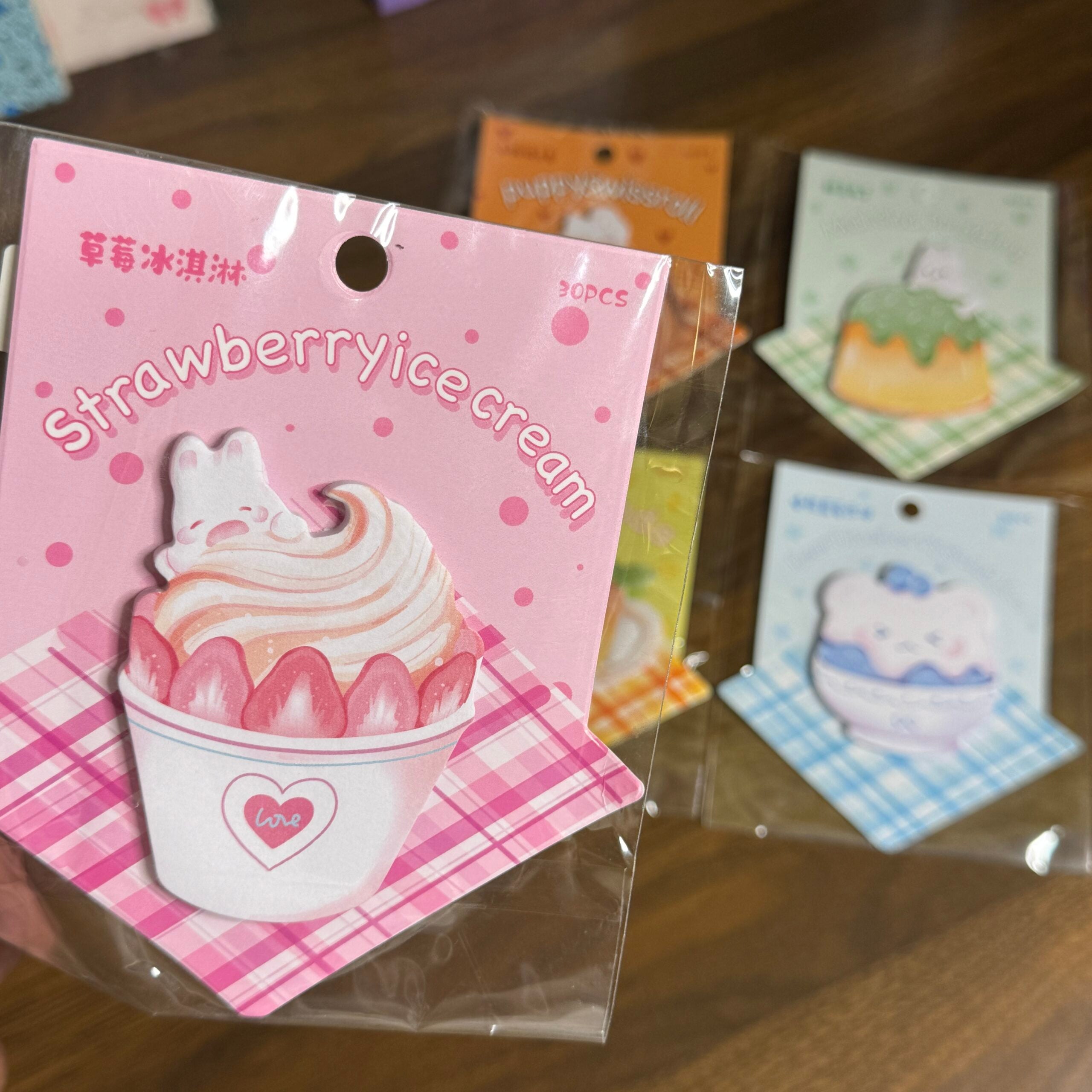 Pastries sticky notes random