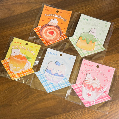 Pastries sticky notes random