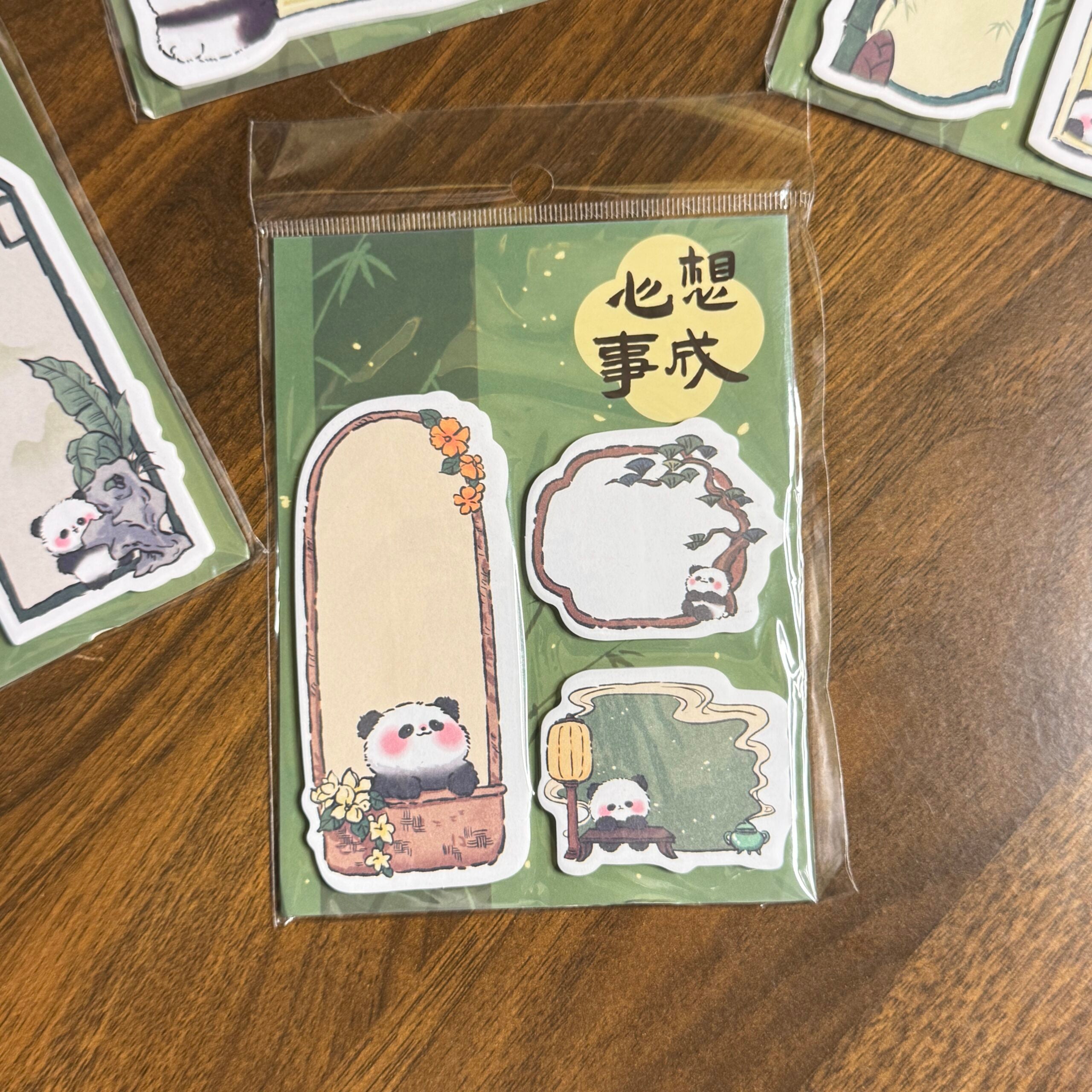 Panda sticky notepad
