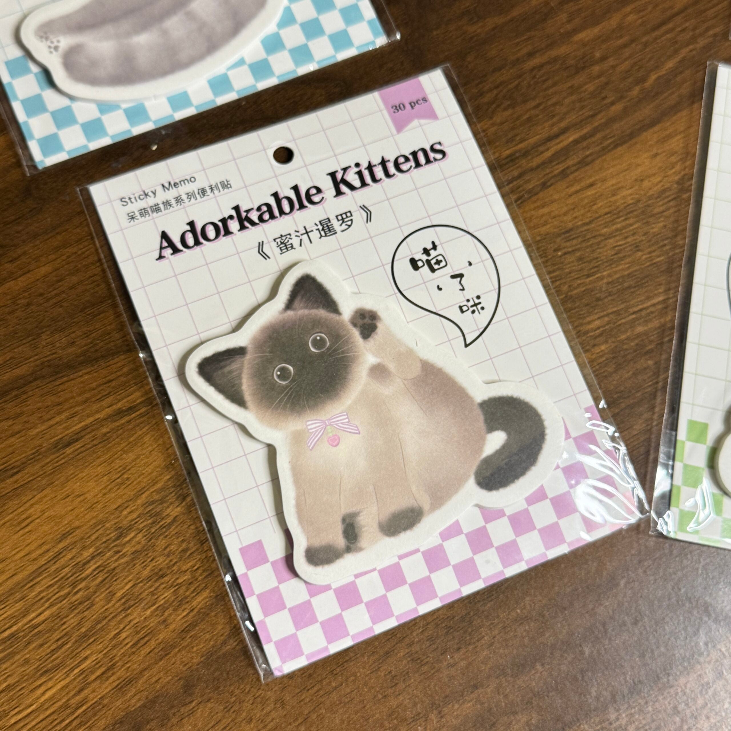 Cute cat sticky notes random