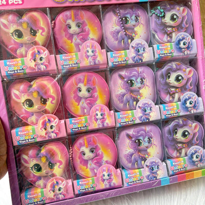 Unicorn puffy dairy/keychain
