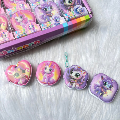 Unicorn puffy dairy/keychain