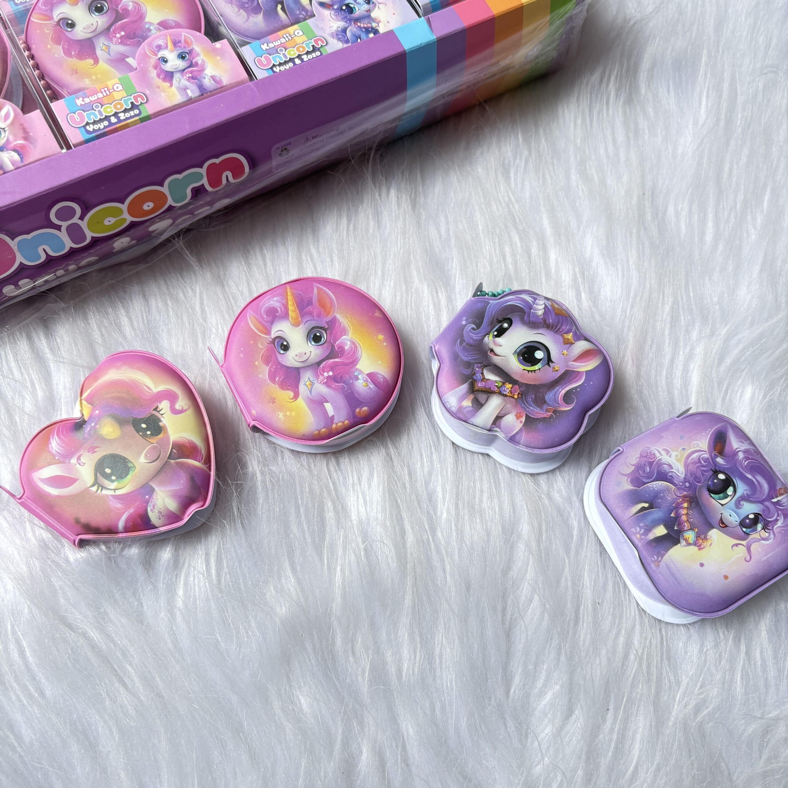 Unicorn puffy dairy/keychain