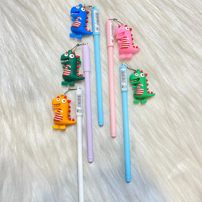Premium dino keychain pen