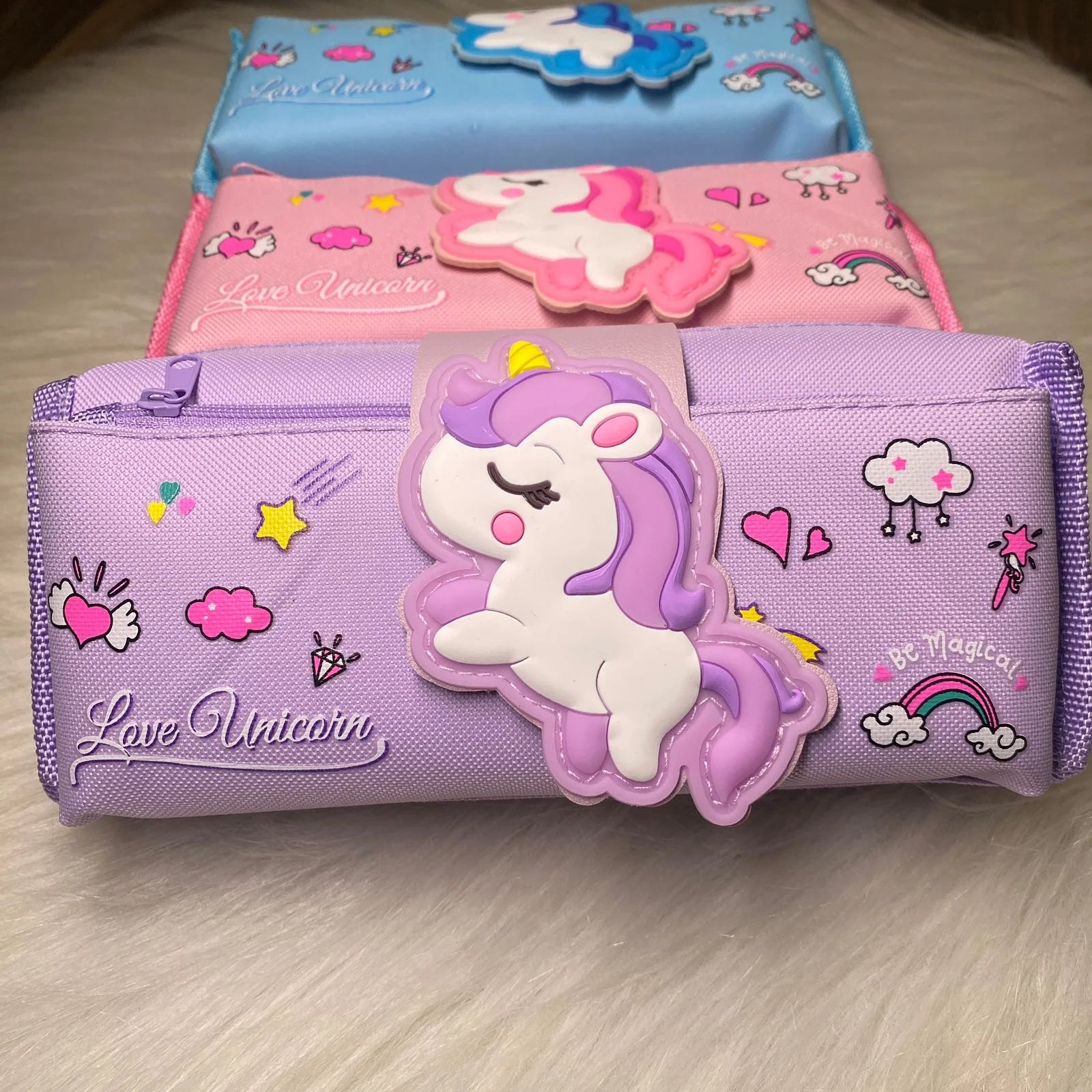 Unicorn flap pouch