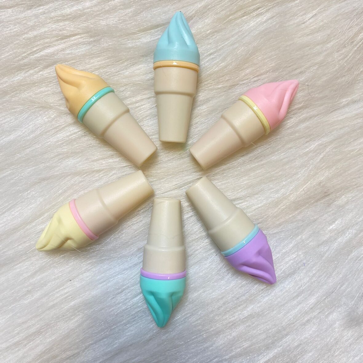 Ice cream highlighter set of 6