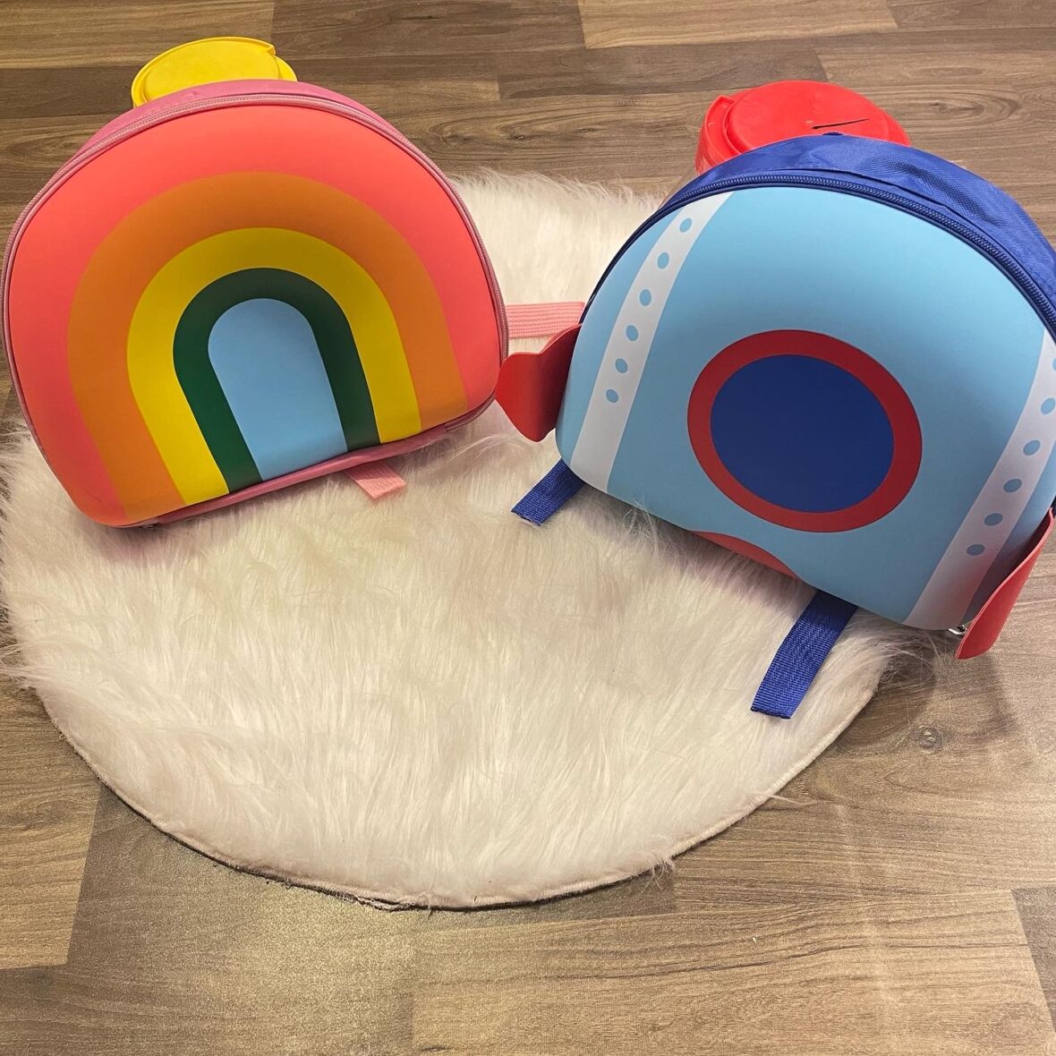 Rainbow and space theme high quality backpack