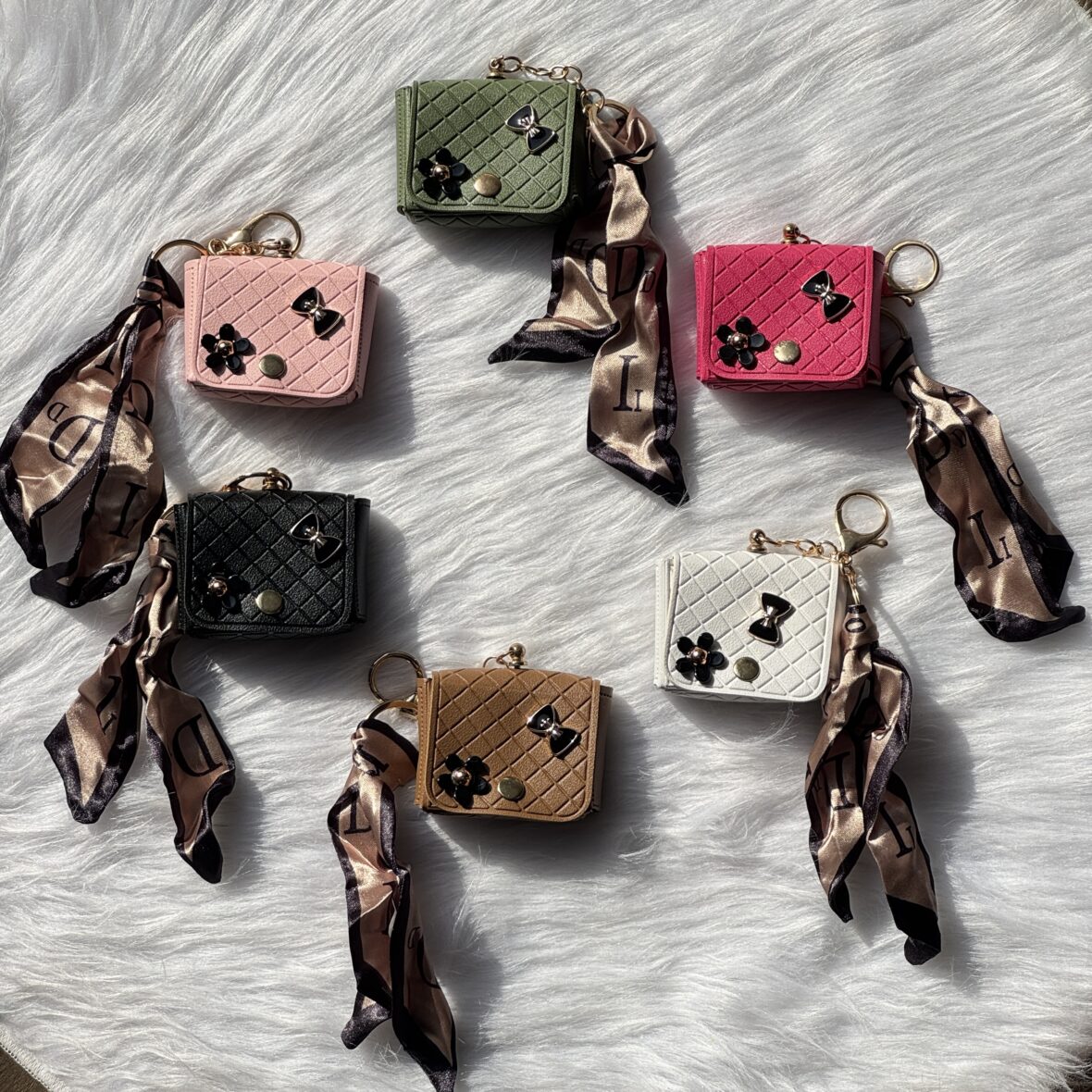 Cute Coin Pouch with scarf