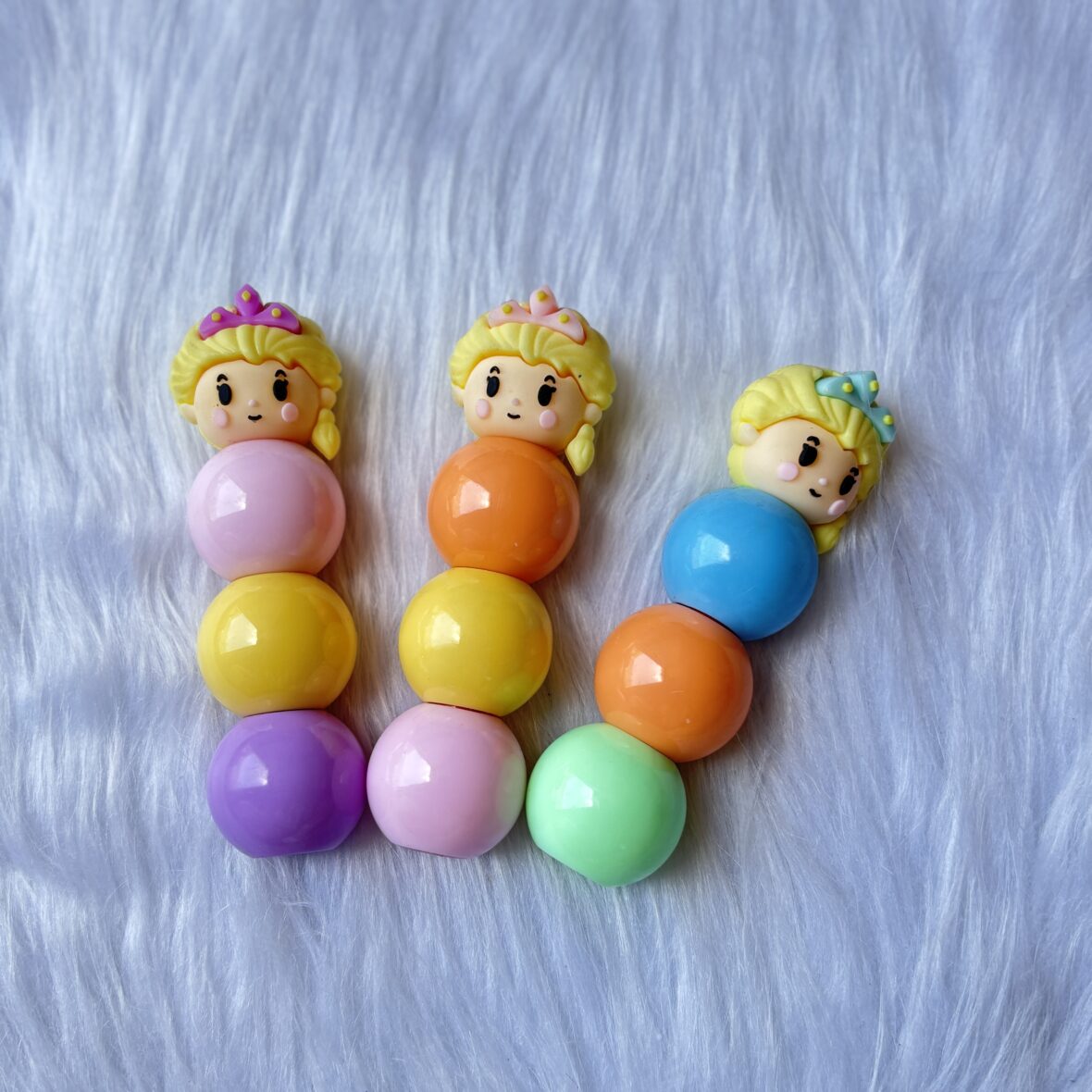 Princess theme premium 3in1 bubble highlighter (random)