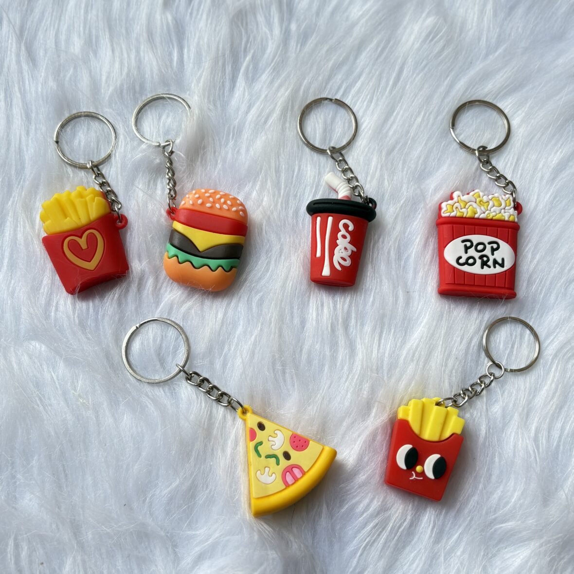 Food theme keychain