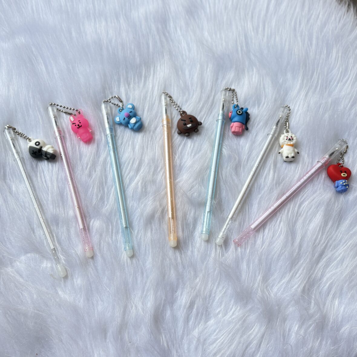 BTS theme keychain pen