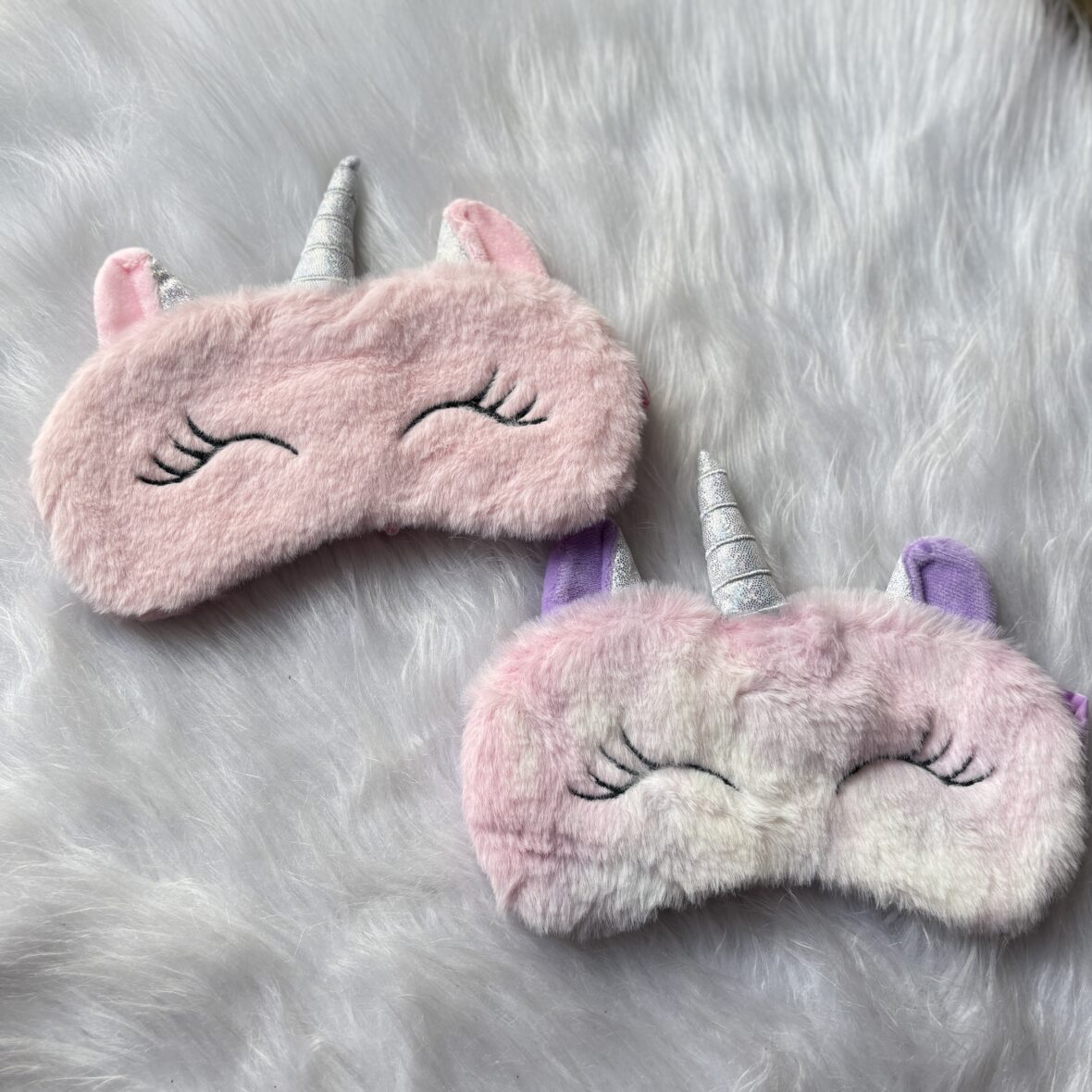 Premium fur eye mask