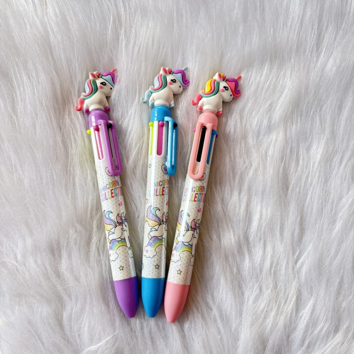 Premium unicorn 6 in 1 pen random