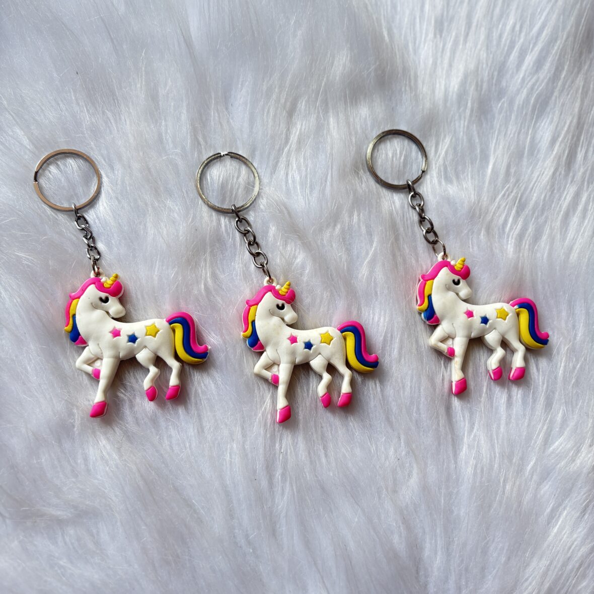 Premium quality unicorn keychain