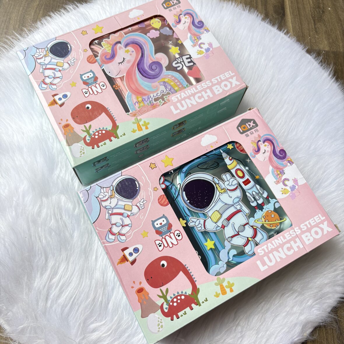 Unicorn and Space Stainless Steel Premium Lunch Box