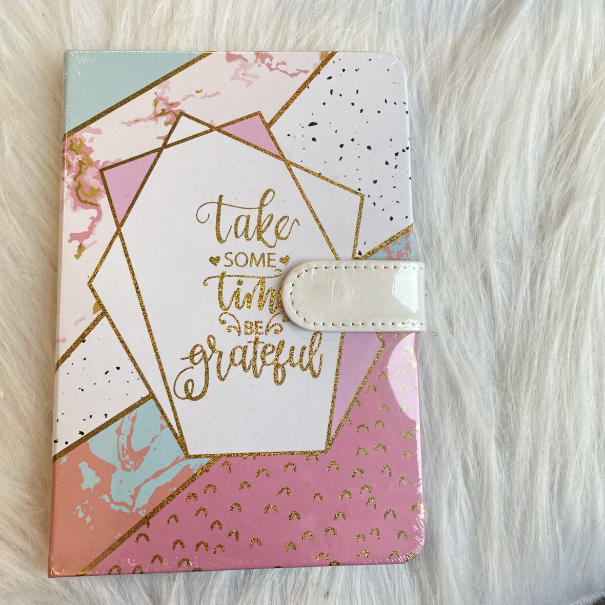 Aesthetic quotes magnetic flap dairy