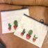 Cute cactus ziplock pouch