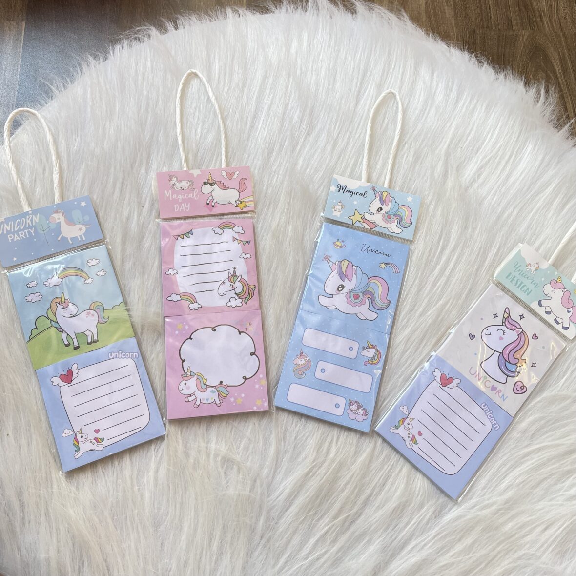 Unicorn theme stick note pad random
